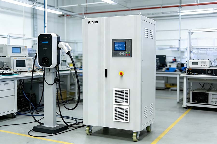 Simulateur de réseau AC pour les tests de chargeurs de véhicules électriques