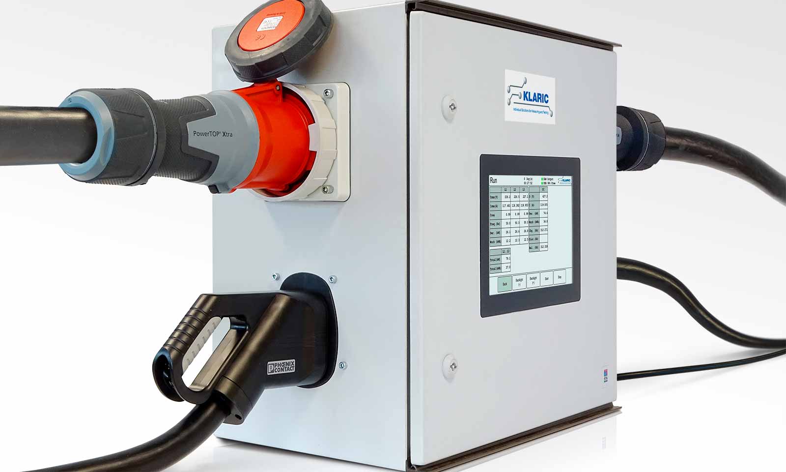 Schéma de connexion du CHARGE-MONITOR avec interfaces de charge