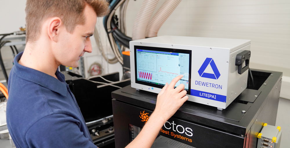 Analyseur de puissance avec affichage multitouch