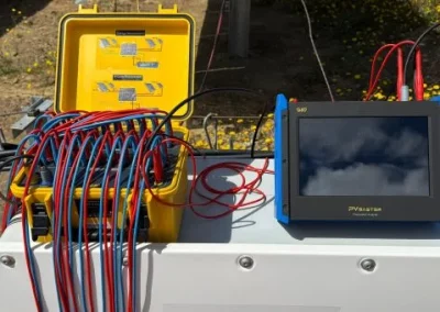 Utilisation concrète de notre appareil premium de test photovoltaïque