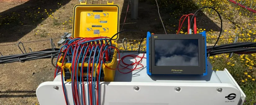 Appareil premium de test photovoltaïque en utilisation réelle