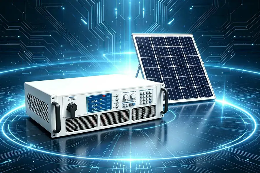 Le rôle de l’alimentation DC bidirectionnelle dans les tests d’onduleurs solaires et de MPPT