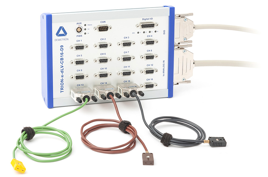 Connexion via le boîtier TRION-x-dLV-CB16-D9